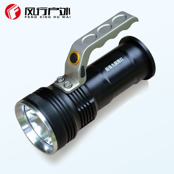

light portable searchlight xpe q5 point charge long s flashlight