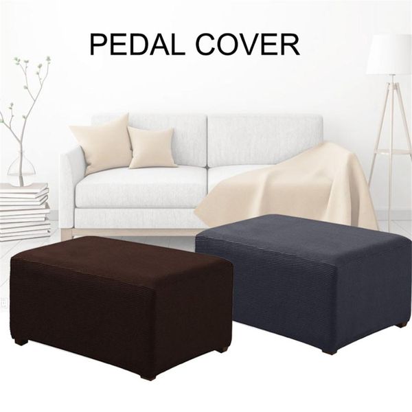 

elastic sofa cover chair footstool foot-rest pedales stool bench cushion covers home furniture protector removable slipcoverq259