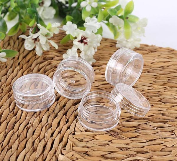 

5g portable empty plastic cosmetic cream jar pot eyeshadow makeup face cream container ing