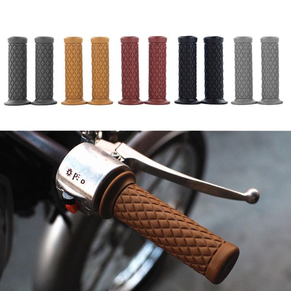 

2x7 / 8" 32mm резина handlebar рукоятки bar end для мотоциклов bike cafe racer сша