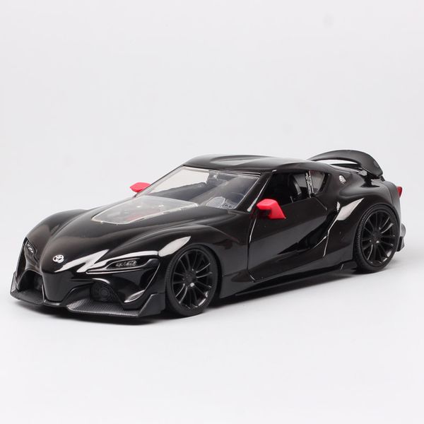

роскошный большой масштаб 1: 24 jada toyota ft-1 concept car toys metal auto diecast hybrid sports vehicle model for children boys