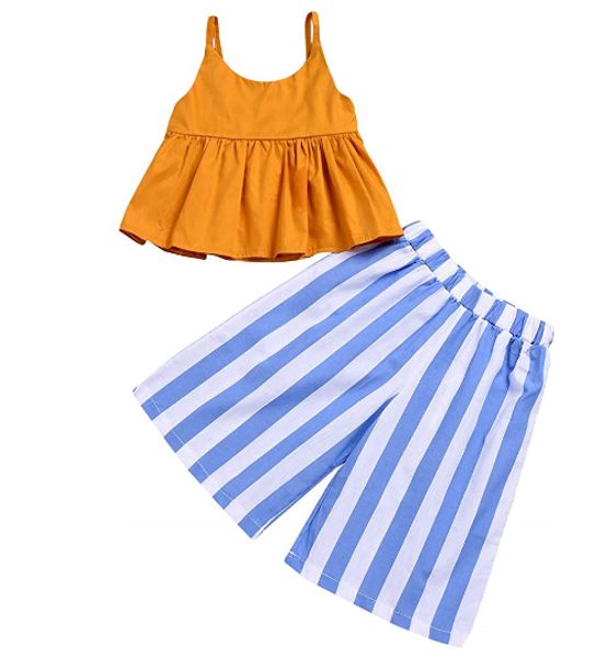 

2pcs toddler baby kids girl halloween costumes outfits pumpkin t-shirt striped skull legging pants clothes set, White