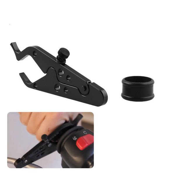 

universal motorcycle throttle lock cruise control clamp aluminum cruise control assist rubber ring scooter retainer grip