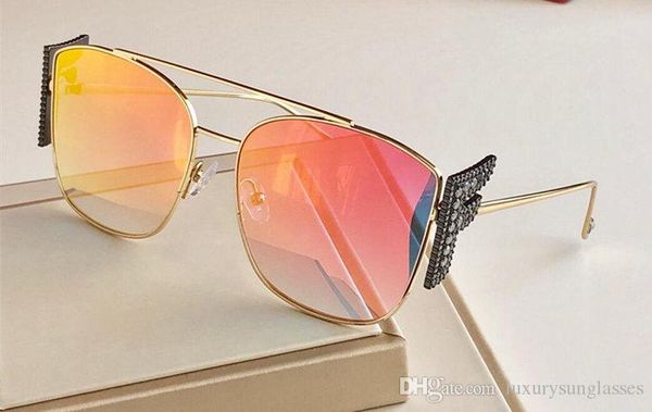 

новый 0380 дизайнер женская мода очки blingbling кошачий глаз солнцезащитные очки простой щедрую бестселлера стиль верхнего качества uvprote, White;black