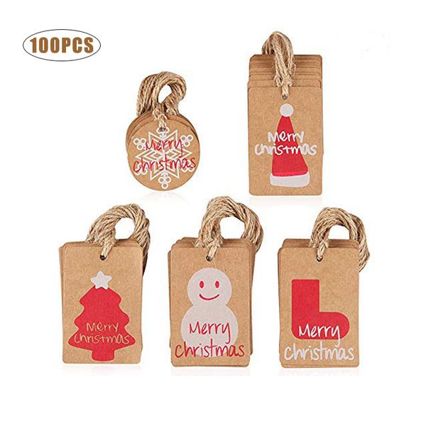 

merry christmas with love cards for christmas gift diy decoration wrapping hang tags home tree items craft hat snowman