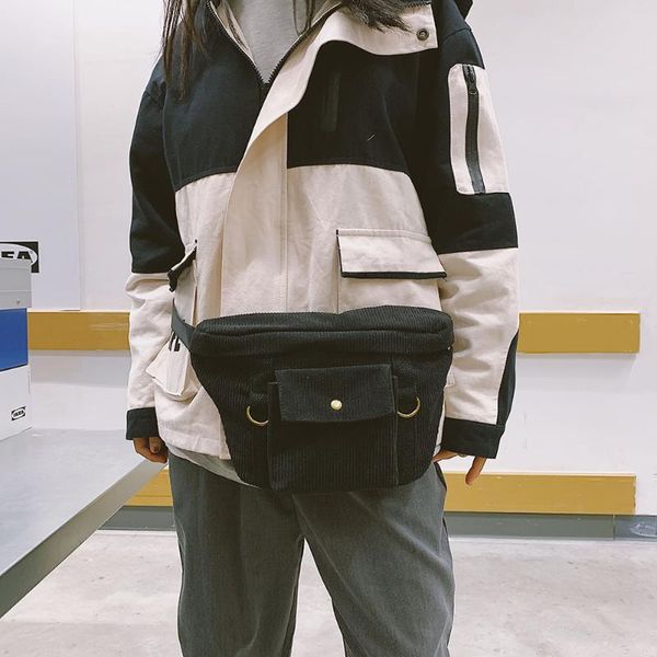 

вельвет пояс сумка женщины мужчины спорт свободный chest телефон crossbody обновления унисекс большой емкости для путешествий сумка сумки