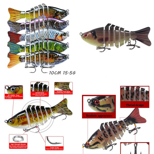 

cxvl1 new fat fake bait rock 15g luya mini white-mouth bass bait 4.5cm hard fishing bait