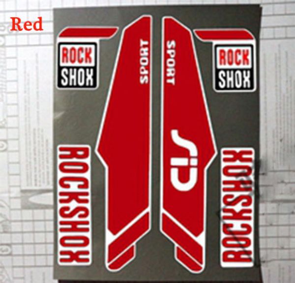 

sid rockshox mountain bike front fork stickers front fork decals
