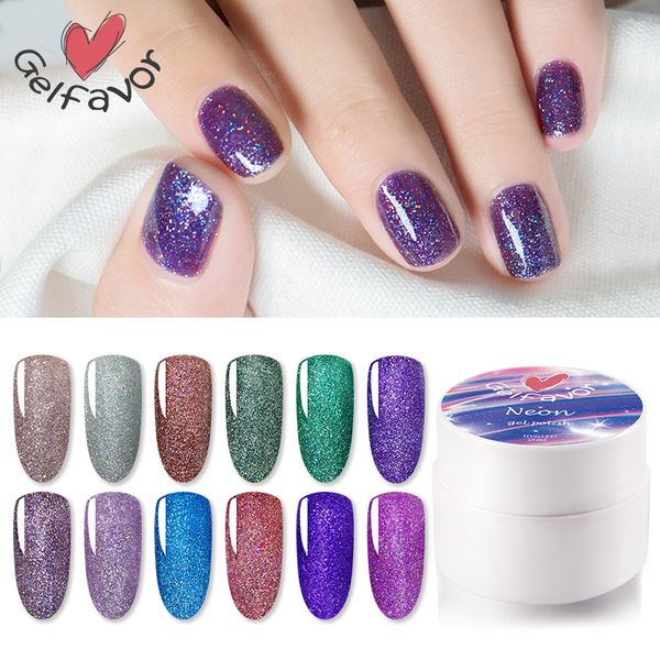 

1pc 5ml glitter nail polish gel nail varnish hybrid rainbow vernis semi permanant nails art manicure for nails gel polish tslm1