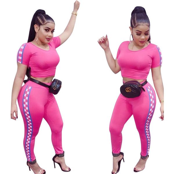 

женщины новые летние костюмы женские наборы гоночный костюм сетки сшивание короткие верхние штаны tracksuit два кусок набор мода нарядах наб, Gray