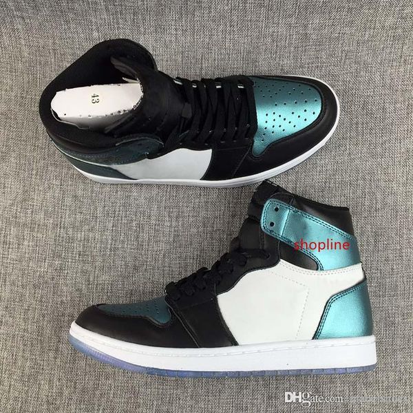 

баскетбольная обувь 1s изумрудный черный белый мужской женский модный дизайнер совершенно новые спортивные кроссовки с лучшим качеством
