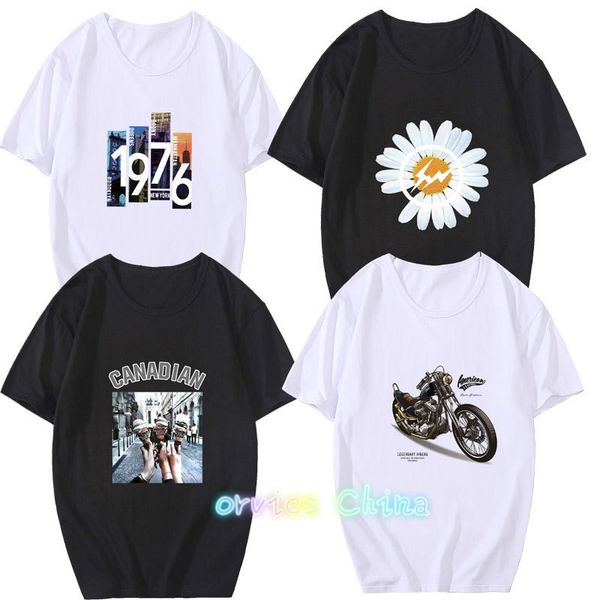 

2020 men's quick-drying men's half sleeve t-shirt printing men short sleeve men's korean version of slim tide male bottoming shirt