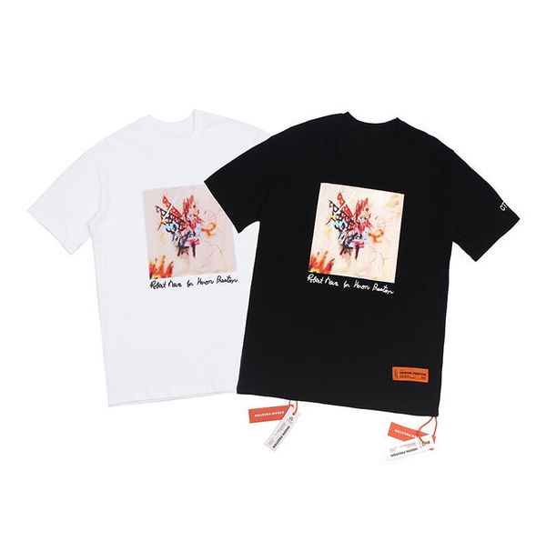 

2020 luxury mens designer t shirt designer casual short sleeves fashion printing men women hip hop tees m693, White