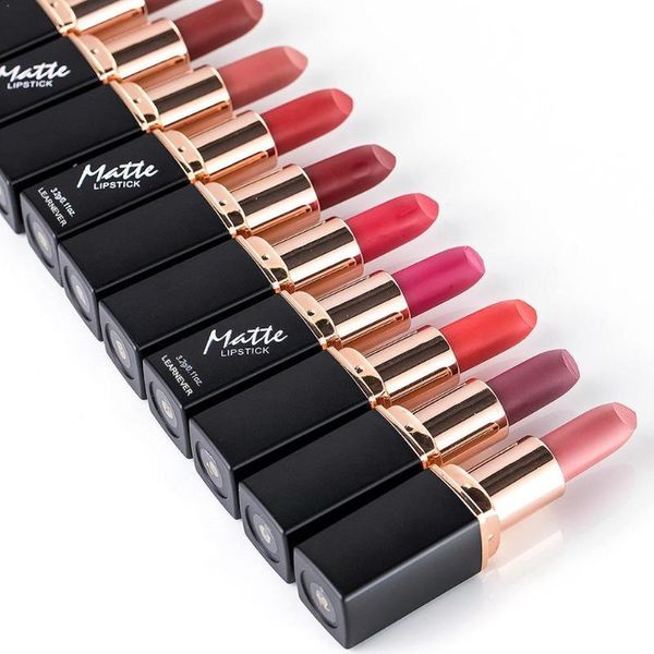 

12 colors red lip velvet liquid lipstick long lasting makeup waterproof lip gloss makeup gloss matte nude tint pigment w9z7