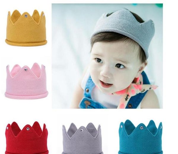 Cap Woolen Yarn Bonnet Hair Accessories Headband Baby Hats Crown Knit Cap