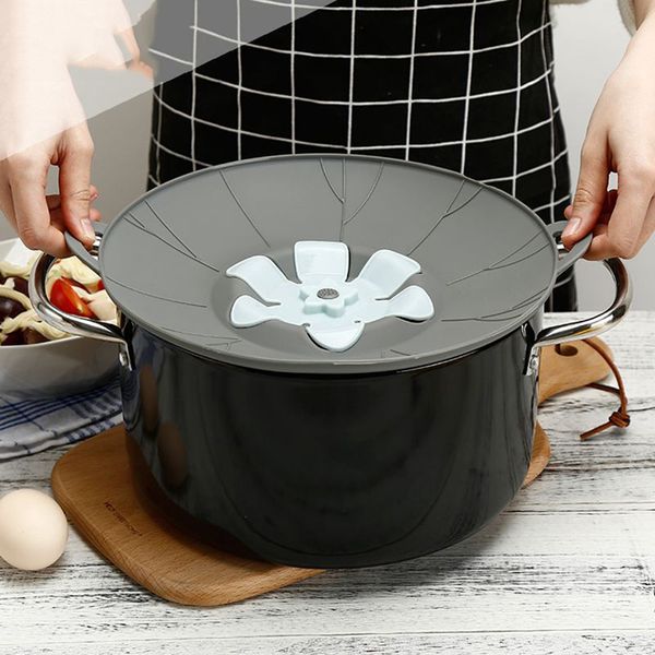 

10.2"inch flower silicone lids spill ser pot bowl cover boil over safeguard covers anti-overflow cooking pot lid utensil for cookware
