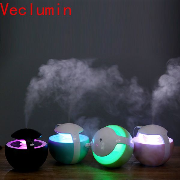 

creative mini night elf humidifier essential oil diffuser 450ml aroma lamp led magic light usb fogger car air freshener