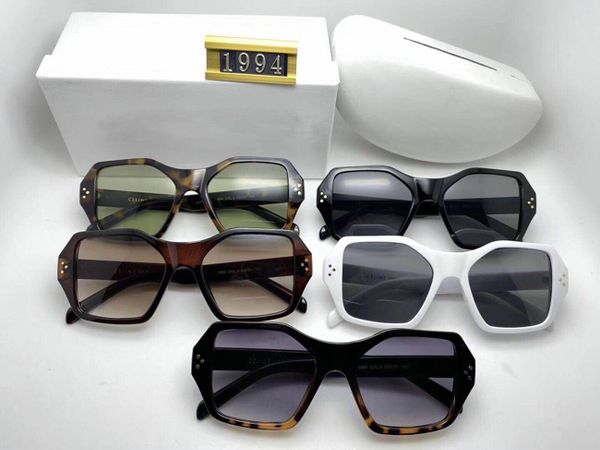 

2020 designer sunglasses luxury fashion brand for woman glasses driving uv adumbral with box and logo new sunglasses 1994, White;black