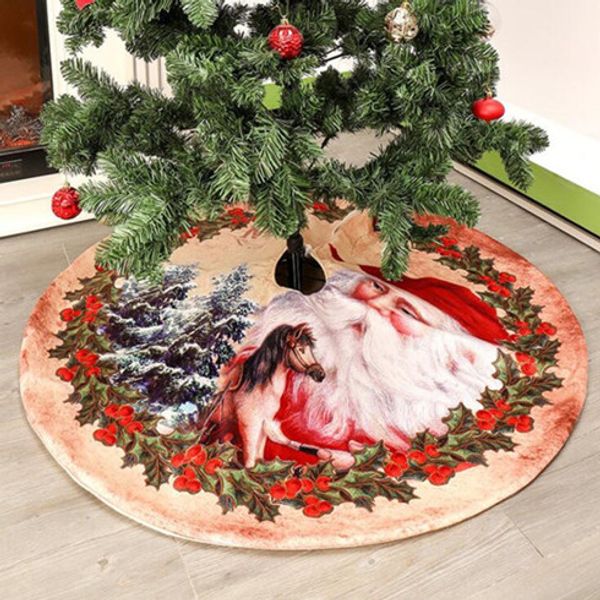 

xmas tree skirt ана cartoon printed Ѭождевенка елка бка xmas tree bottom ђкѬаени паѬи ђкѬа, Silver