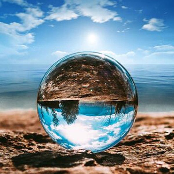 

2019 clear glass crystal ball healing sphere pgraphy props lensball decor props p gift for outdoor pgraphy