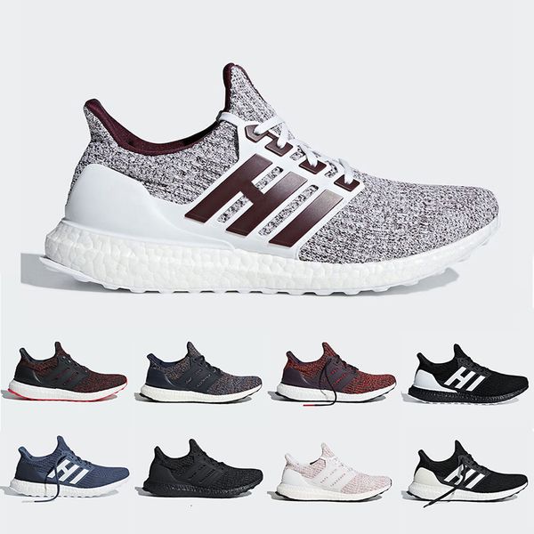 

show your stripes blue ultra 4.0 iv men women running shoes ultra white burgundy noble red trainer runner sports sneakers 36-45