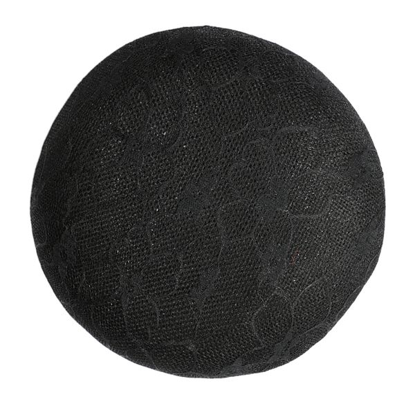 

vintage woman lace millinery hats fascinator base hair accessory black