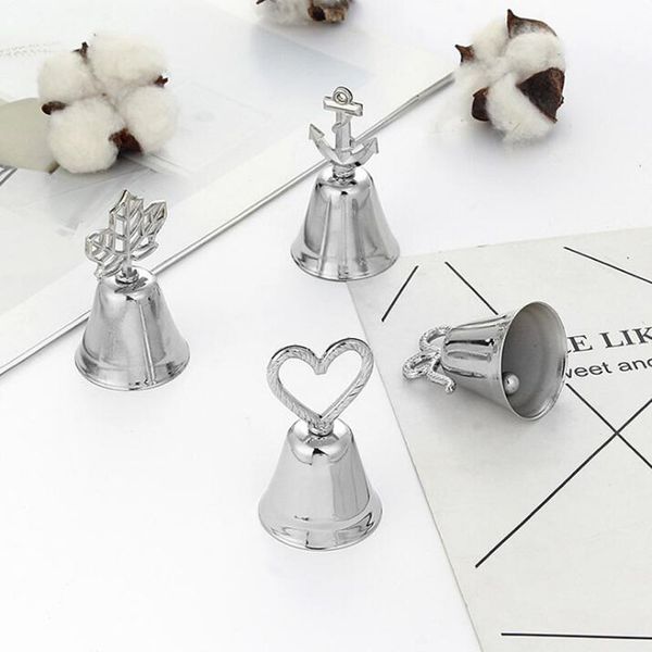 Bell Place Card Photo Holder With Heart Maple Leaf Baby Shower