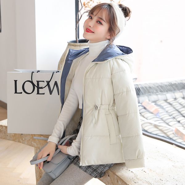 

back season special selling cotton woman easy student 2019 short coltsfoot season down cotton-padded jacket loose coat tide, Black