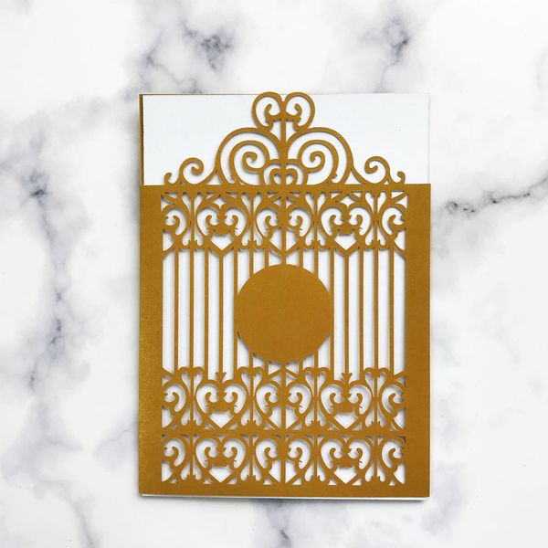 

25pcs wedding invitation card & blank inner page wedding programs festival invitation cards mourn for a dead friends supplies invitations, Black