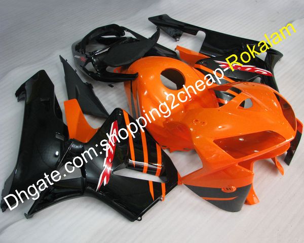 Moda Orange Black Kit para Honda CBR600RR F5 05 06 CBR 600RR CBR600 2005 2006 Abs Plastic Motorbike Bodyworks Fairings (moldagem por injeção)