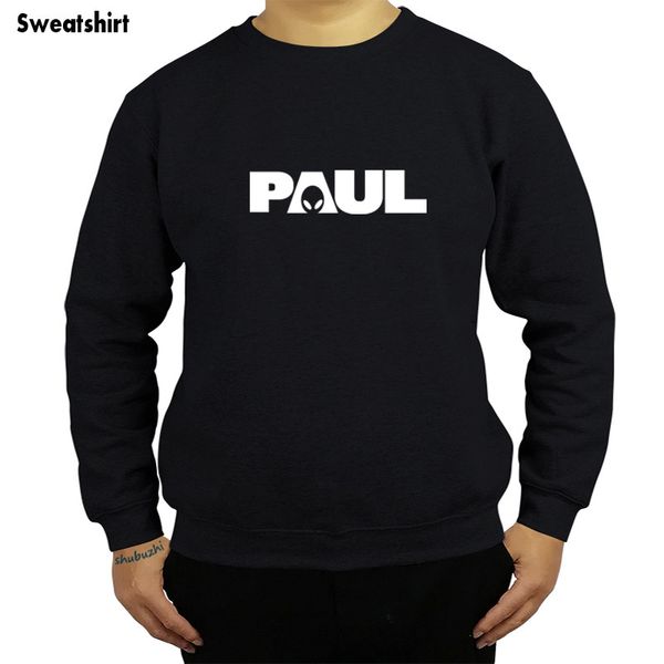 

men sweatshirt cult dvd movie simon pegg geek comic gift present funny alien hoodies sbz4316, Black