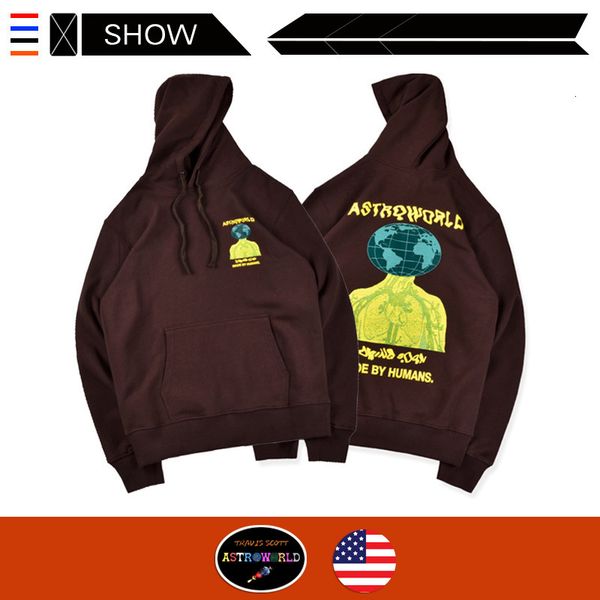 

travis scott even midnight space world cactus jack space world even hoodie, Black