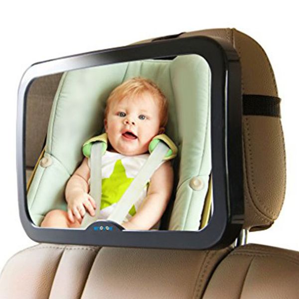 

adjustable wide car rear seat view mirror baby/child seat car safety mirror monitor headrest interior styling