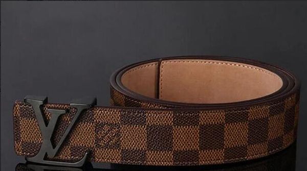 

2018 famous brand designer belts men high qualtiy luxury genuine leather belts for men and women fashion belts male metal smooth buckle, Black;brown