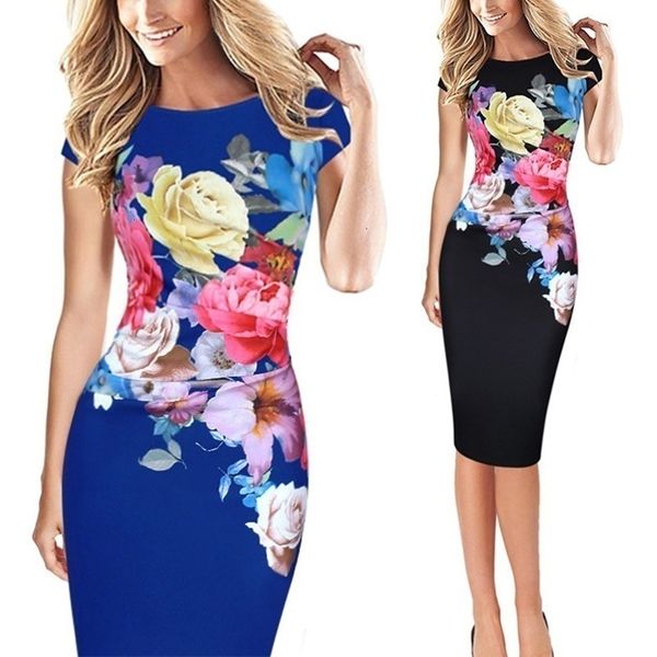 

women clothing summer dresses fashion 2019 summer elegant short sleeve floral print bridesmaid mother of bride party s 5xl dress, Black;gray