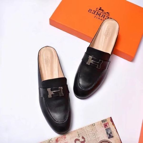 

imported leather slippers black women slippers drivers sandals slides sneakers leather slipper real leather shoes