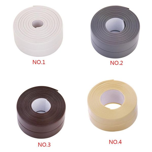 

self adhesive bath wall durable exquisite sealing tape caulk strip waterproof sealant roll sink basin edge trim