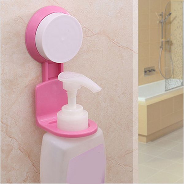 

powerful traceless sucker shower bath hanging rack hand washing liquid rack suction wall type bathroom