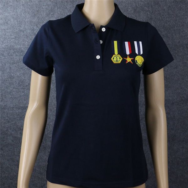 

new summer golf training t shirt outdoor sports lady summer short sleeve golf t-shirts pearly gates 3colors for women, Black;blue
