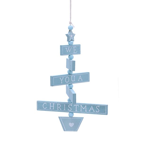 

1 pcs beaded wood pendants embellishments rustic christmas decorations for home xmas tree hanging ornament navidad decor