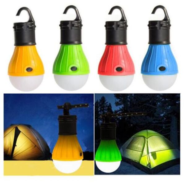 Mini Taşınabilir Fener Çadır Işık LED Ampul Acil Lamba Su Geçirmez Asılı Kanca El Feneri Kamp Mobilya Aksesuarları için GB1606