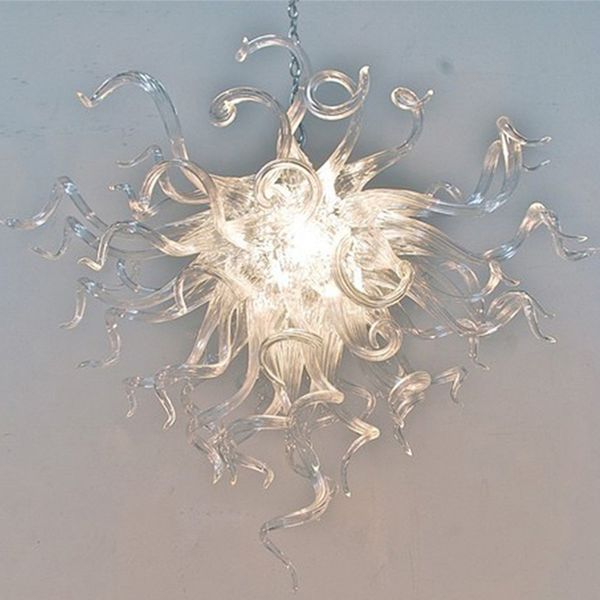 

lamp hand blown glass pendant lights art deco modern led chandeliers bedroom home decoration lamps clear color elegant wedding light fixture