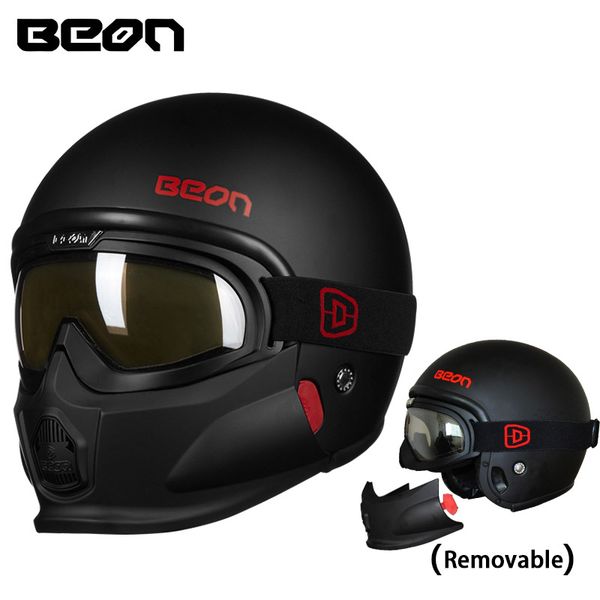 

motorcycle helmets beon helmet modular open face moto casque casco motocicleta capacete google chin ece