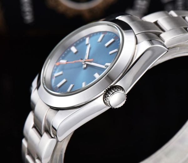 

watch men automatic mechanical watch luminous waterproof 316l solid stainless steel 40mm lls88z, Slivery;brown