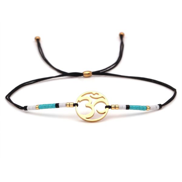 

boho мики биеѬ из неѬжавеей али о.м. yoga бѬале женин мђжин 2019 новой мода, Golden;silver