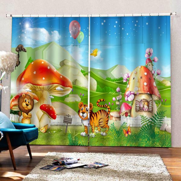 

europe curtains yellow angel curtain drapes living room bedroom decor 2 panels hookswindow curtains