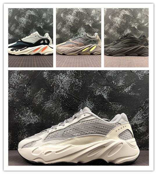 

Kanye West 700 Wave Runner Кроссовки Мужчины Женщины 700-е годы V2 Статические кроссовки Mauve Спл