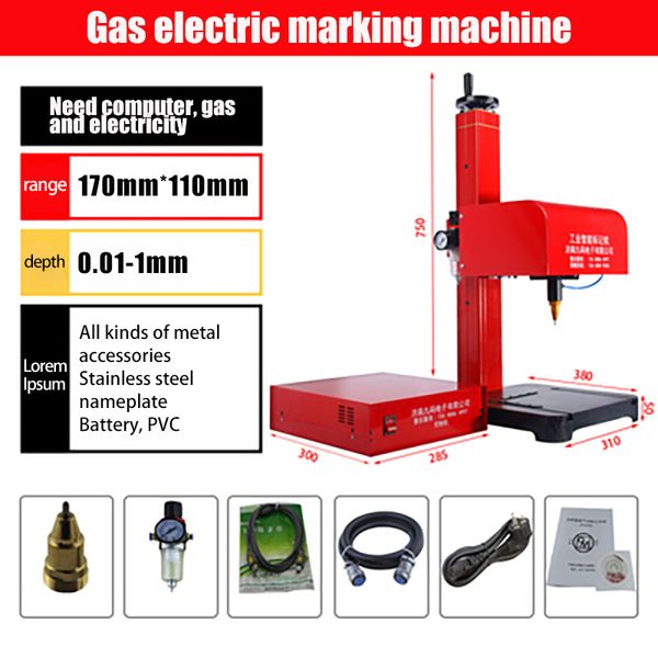 

170x110mm portable dot peen marking machine truck marking machine support windows xp/ win 7 jmq-170