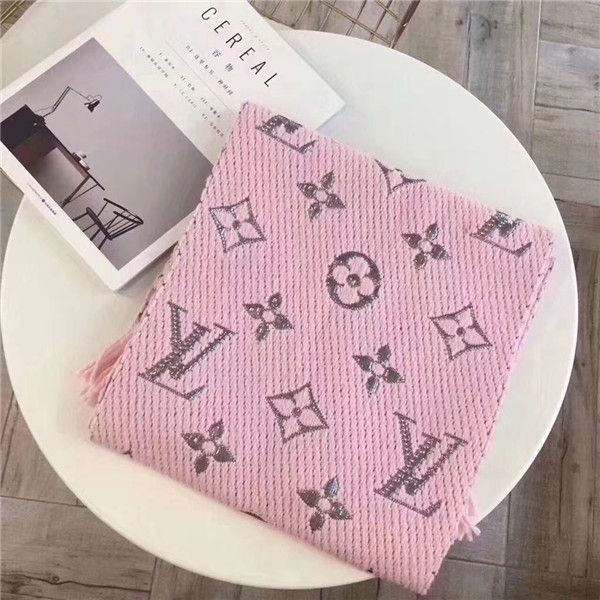 

2018 and winter men's and women's wool leisure printed letters warm autumn and winter tassel lattice wwwoo, Blue;gray