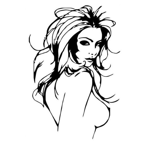 

sexy girl винилове авомобилне багажне наклейки наклейки наклейка дл кейбоѬд